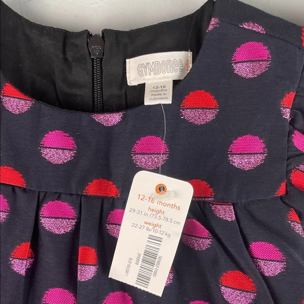 NWT Gymboree Baby Navy Dress Size 12-18 Months